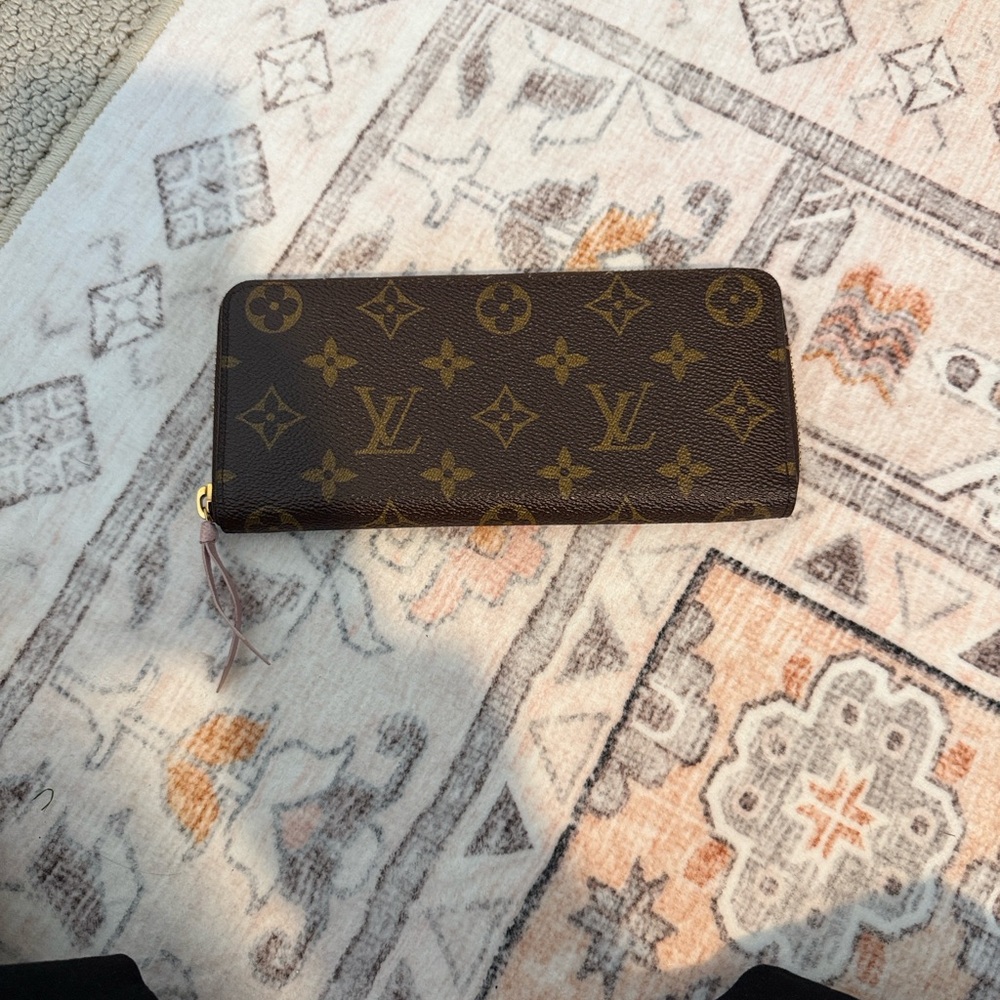 Louis Vuitton Brown Monogram Zip Wallet